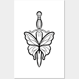 Butterfly Sword Posters and Art